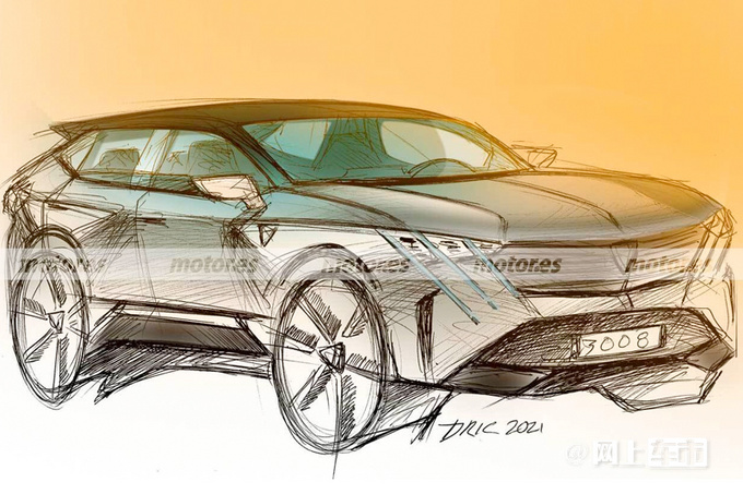 标致全新3008曝光升级轿跑外观/比丰田RAV4好看-图1