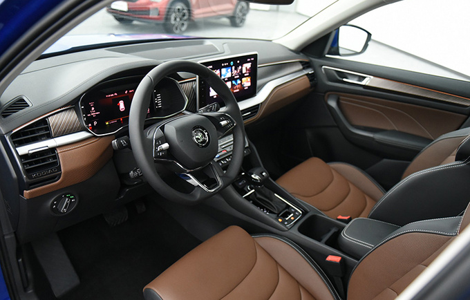 斯柯达全新柯迪亚克内饰实拍 科技感和高级感兼具-图2