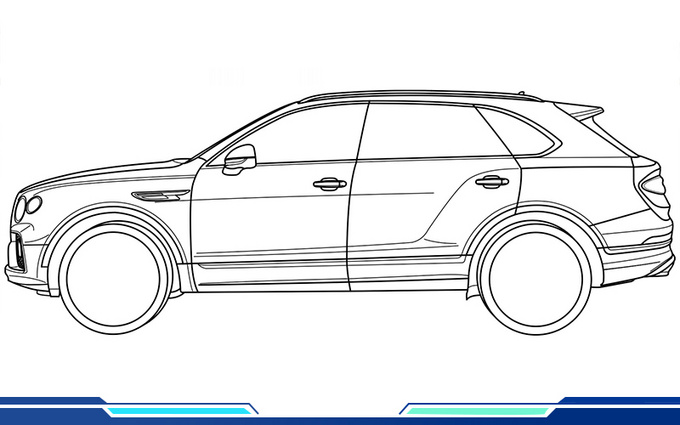 新款宾利添越曝光造型更精致搭40tv8引擎