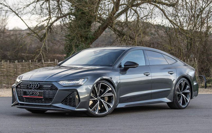 奥迪全新RS 7海外实拍搭4.0T V8轻混/车长超5米-图1
