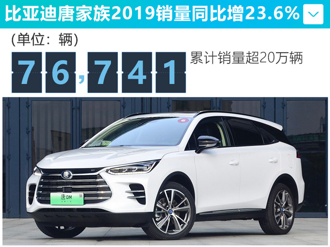 比亚迪2019销量降9.7 宋家族涨26.4唐增23.6-图4