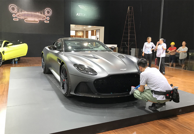 2018成都车展探馆阿斯顿马丁DBS Superleggera-图2