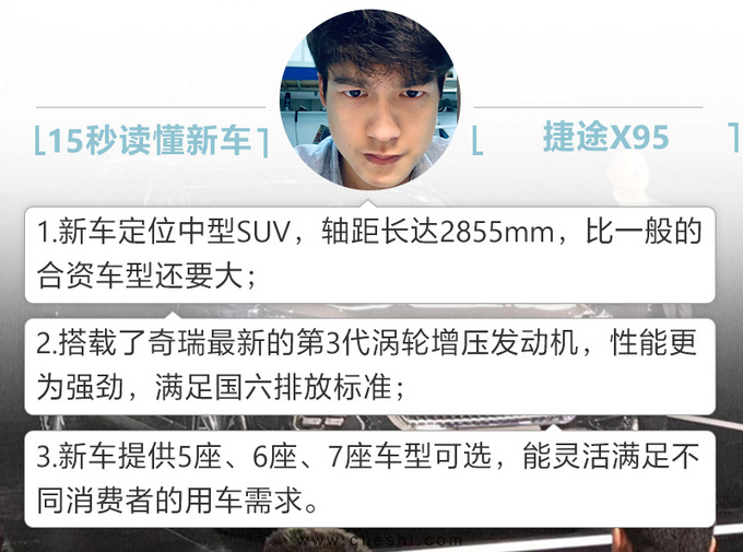 捷途X95大7座SUV上市 轴距超汉兰达9.99万起售-图3