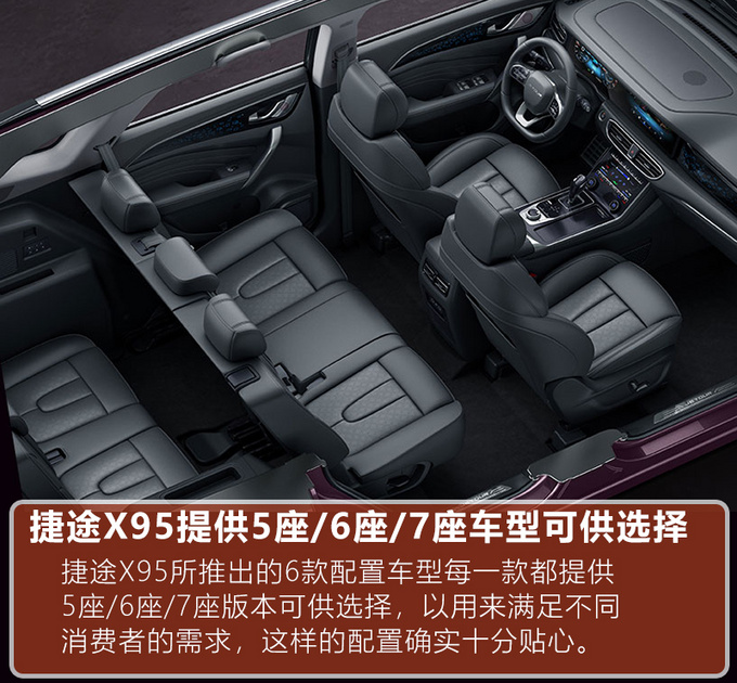 10万元能买到的中型7座SUV 捷途X95买哪款最划算-图7