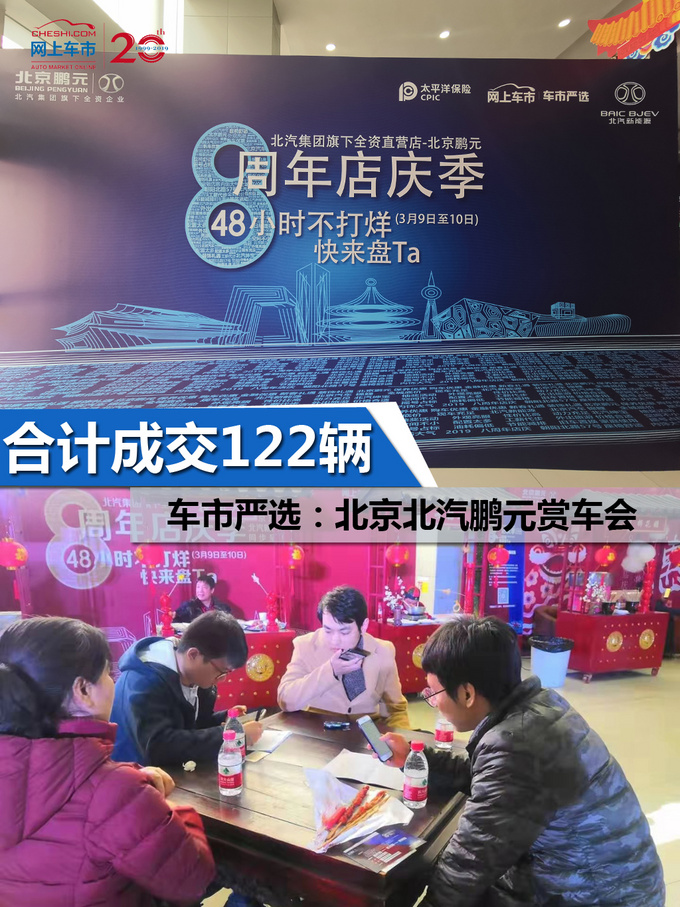 车市严选北京北汽鹏元赏车会 合计成交122辆-图1