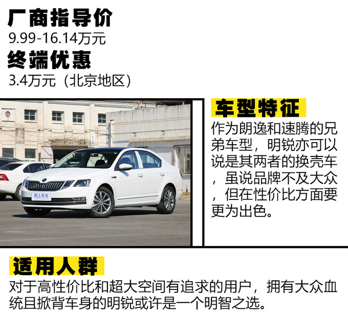 10万级别合资品牌大空间轿车就看这几款-图12