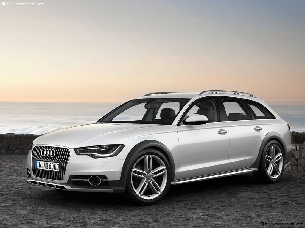 白色奥迪a6 旅行版 2013款 allroad quattro外观整体图片(25/51)_网上