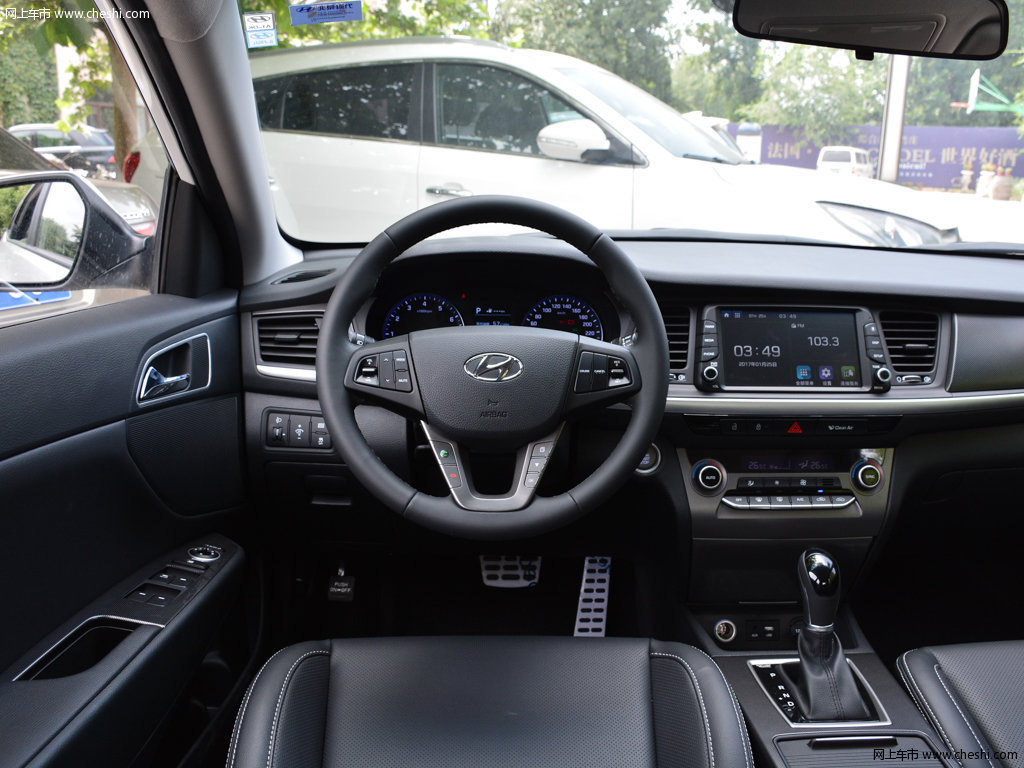 全新一代名图 2017款 1.6t自动旗舰型top内饰中控图片(9/34)_网上车市