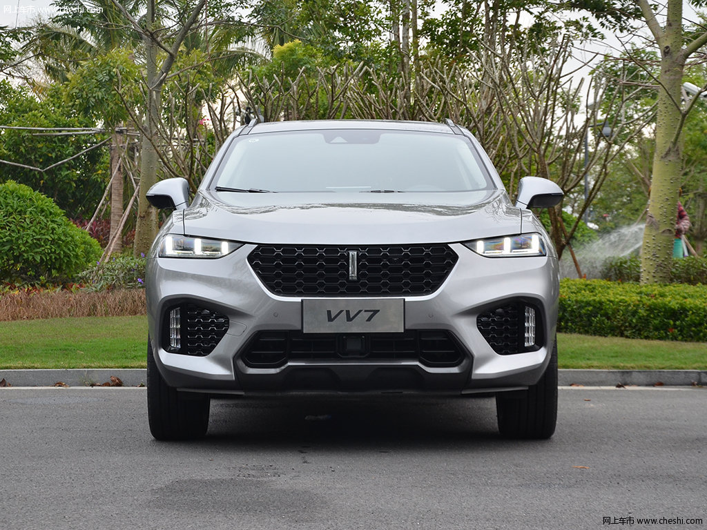 汽车图片 wey wey vv7 2017款 vv7s 旗舰型  西伯利亚银 外观整体 (1