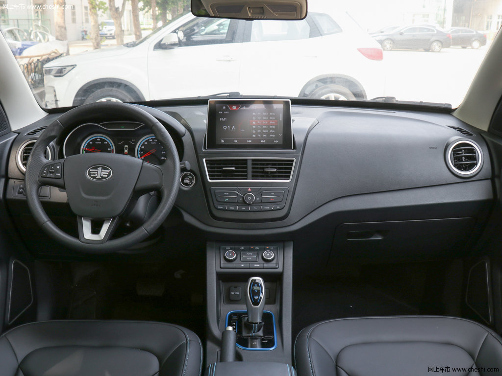 黑色奔腾x40新能源 2019款 ev400尊享型内饰中控图片(1/42)_网上车市