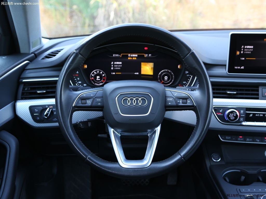 黑色奥迪a4(进口) 2019款 45 tfsi allroad quattro时尚型内饰中控