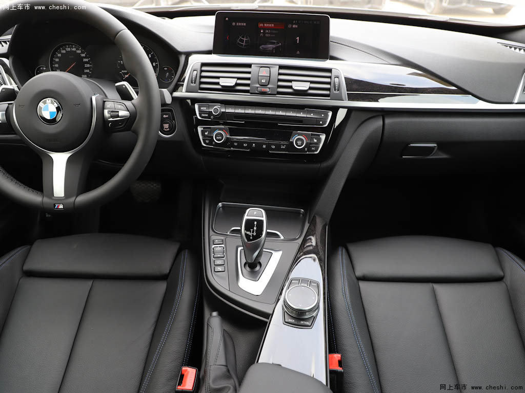 黑宝马3系gt 2019款 330i xdrivem运动曜夜版内饰中控图片(4/44)_网上
