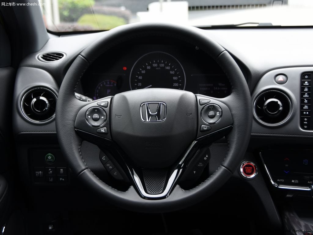 黑色本田xr-v 2019款 1.5l cvt经典版国v内饰中控图片(2/52)_网上车市