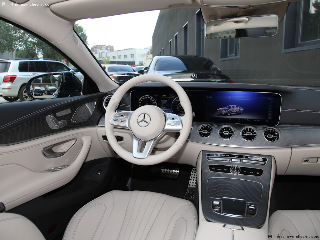 白色奔驰cls 2020款 cls 3504matic内饰中控图片(1/43)_网上车市