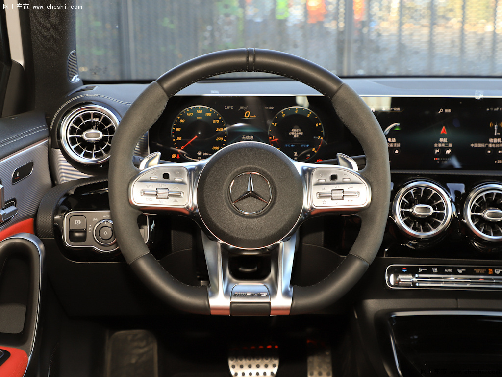 奔驰a级amg(进口) 2020款 amg a 454matic 内饰中控图片(2/47)_网上车