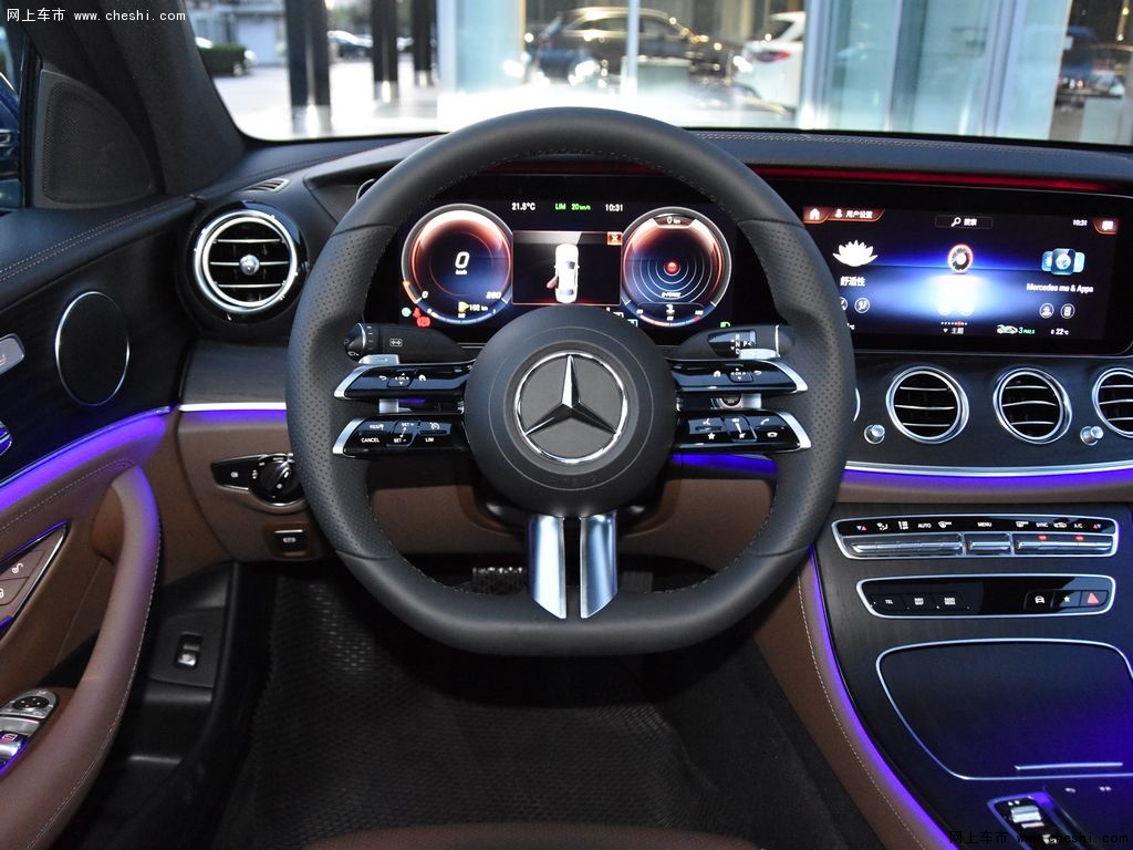 奔驰e级 2021款 e 300 l运动豪华型内饰中控图片(2/31)_网上车市