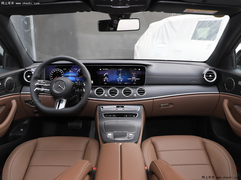 奔驰e级 2021款 改款 e 300 l运动时尚型内饰中控图片(1/47)_网上车市
