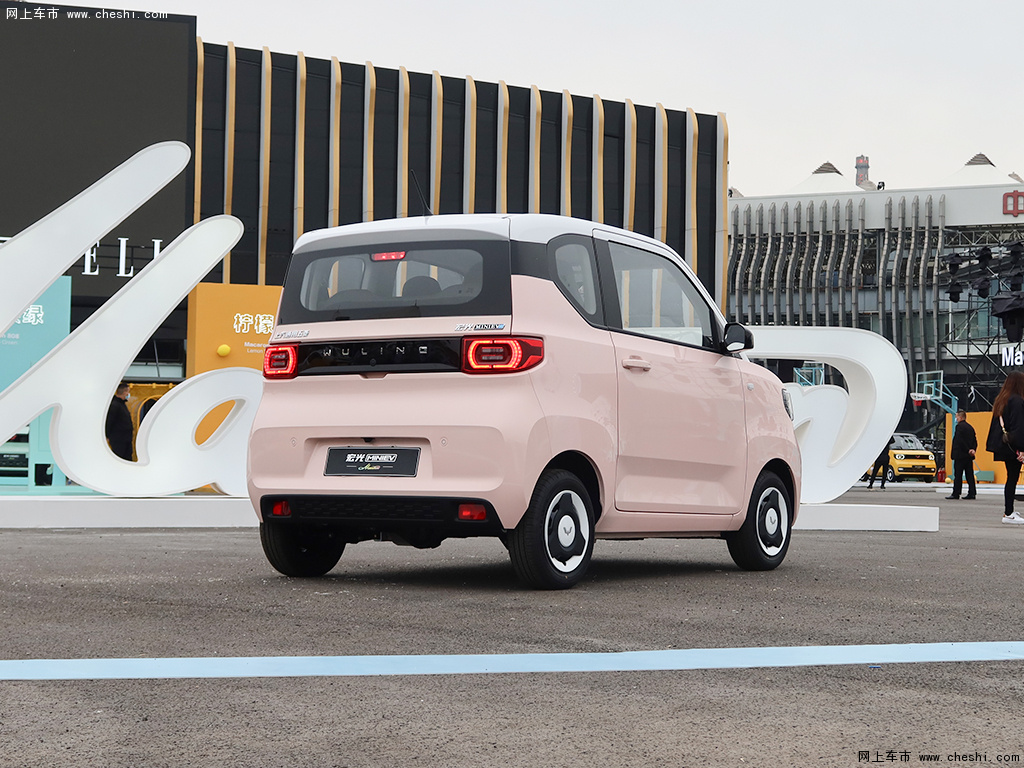 星韵粉宏光miniev 2021款 马卡龙臻享款外观整体图片(7/8)_网上车市