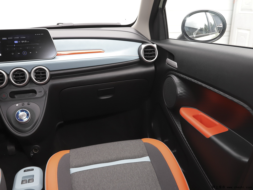 黑色欧拉黑猫 2022款 405km长续航型内饰中控图片(2/30)_网上车市